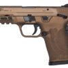 Smith & Wesson M&P9 Shield M2.0 EZ 9mm Pistol with Burnt Bronze Cerakote Finish and Thumb Safety