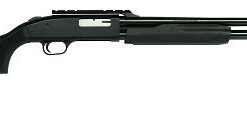 Mossberg 500BS Super Bantam Pump Shotgun 54256, 20 Gauge, 24 in Fully Rifled Barrel, 3 in Chmbr, Black Syn Stock, Blue Finish, Integral Scope Base