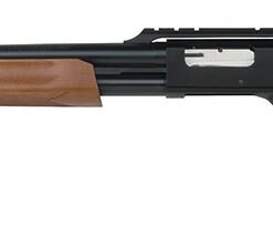 Mossberg 500L Left Hand Shotgun 59813, 12 Gauge, 34.0", 3" Chmbr, Wood Stock, Black Finish