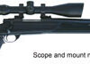 Howa Axiom Heavy Barrel Varminter Bolt Action Rifle HWK97121+, 308 Winchester, 20 in, Synthetic Stock, Black Finish